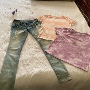 Two Weekend tees by Mudd so soft and comfortable